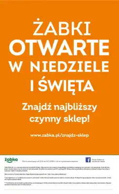 Żabka - gazetka promocyjna Gazetka Spożywcza od środy 22.10 do wtorku 04.11 - strona 22 Żabka - gazetka promocyjna Gazetka Spożywcza od środy 22.10 do wtorku 04.11 - strona 22