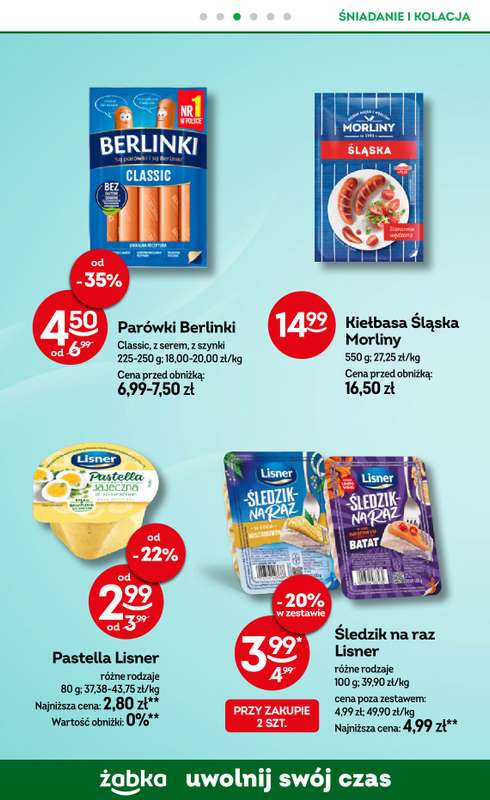 呕abka - gazetka promocyjna Gazetka Spo偶ywcza od 艣rody 22.10 do wtorku 04.11 - strona 14 呕abka - gazetka promocyjna Gazetka Spo偶ywcza od 艣rody 22.10 do wtorku 04.11 - strona 14