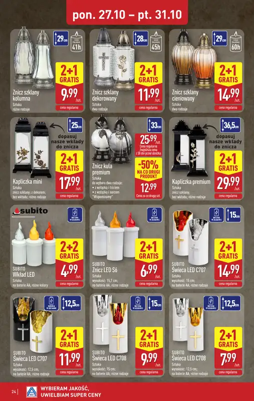 Aldi - gazetka promocyjna Pełny katalog! od poniedziałku 27.10 do piątku 31.10 - strona 24