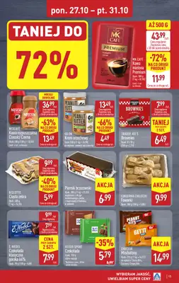 Aldi - gazetka promocyjna Pełny katalog! od poniedziałku 27.10 do piątku 31.10 - strona 15 Aldi - gazetka promocyjna Pełny katalog! od poniedziałku 27.10 do piątku 31.10 - strona 15