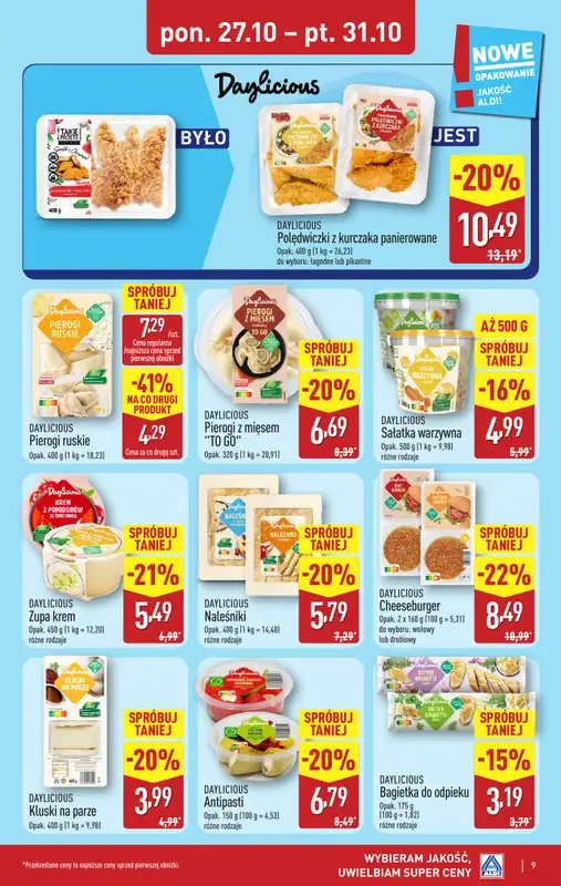 Aldi - gazetka promocyjna Pełny katalog! od poniedziałku 27.10 do piątku 31.10 - strona 9