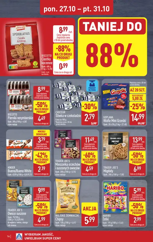 Aldi - gazetka promocyjna Pełny katalog! od poniedziałku 27.10 do piątku 31.10 - strona 16