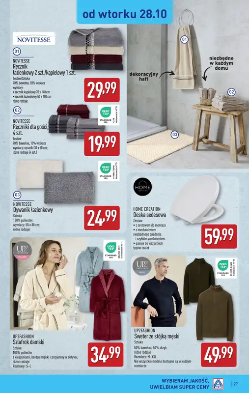Aldi - gazetka promocyjna Pełny katalog! od poniedziałku 27.10 do piątku 31.10 - strona 27