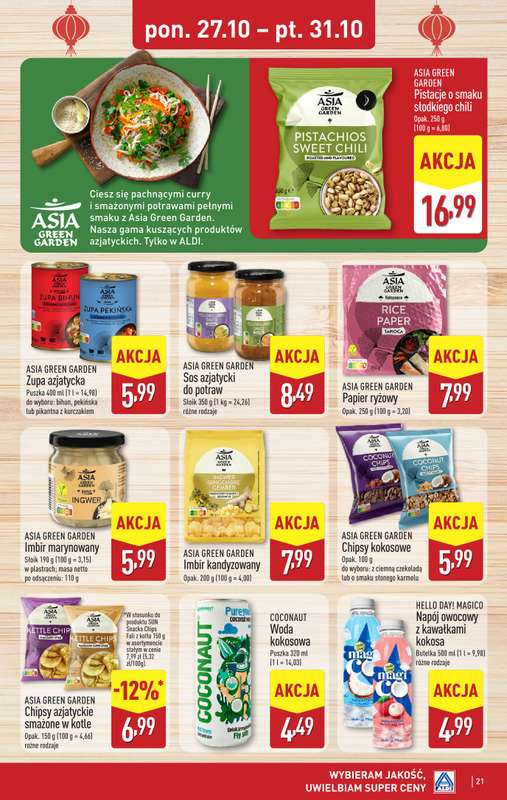 Aldi - gazetka promocyjna Pełny katalog! od poniedziałku 27.10 do piątku 31.10 - strona 21