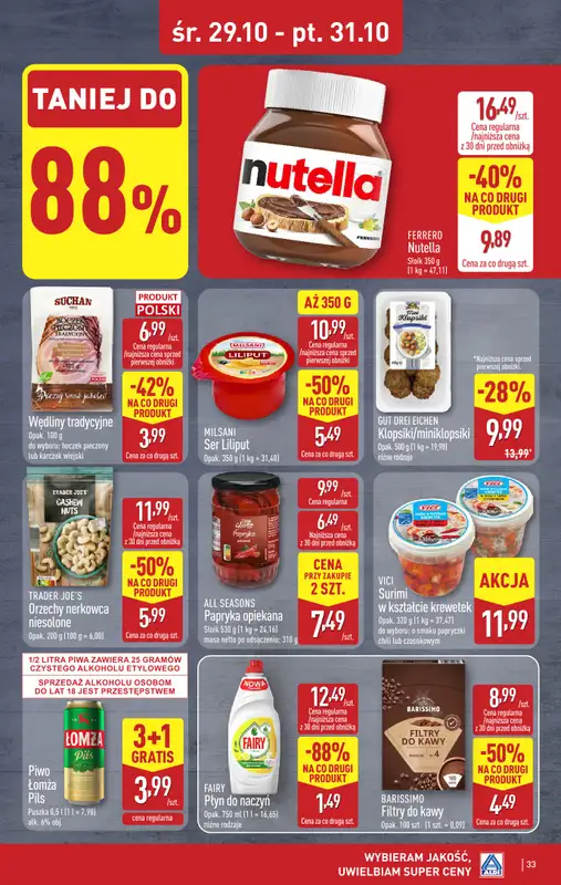 Aldi - gazetka promocyjna Pełny katalog! od poniedziałku 27.10 do piątku 31.10 - strona 33