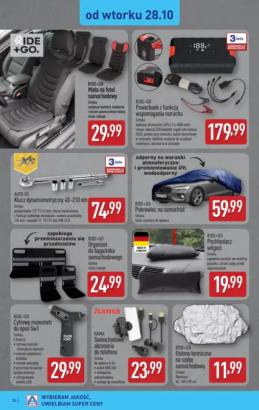 Aldi - gazetka promocyjna Pełny katalog! od poniedziałku 27.10 do piątku 31.10 - strona 30