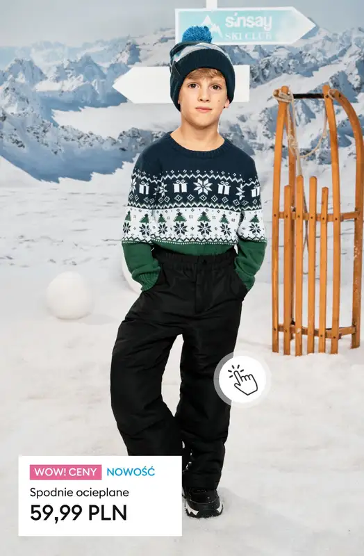 Sinsay - gazetka promocyjna Rodzinne przygotowania na ZIMĘ - od 15,99 PLN od środy 29.10  - strona 28