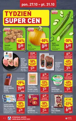 Aldi - gazetka promocyjna Weekend super cen w Aldi! od środy 29.10 do piątku 31.10 - strona 2 Aldi - gazetka promocyjna Weekend super cen w Aldi! od środy 29.10 do piątku 31.10 - strona 2