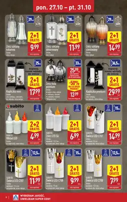 Aldi - gazetka promocyjna Weekend super cen w Aldi! od środy 29.10 do piątku 31.10 - strona 8 Aldi - gazetka promocyjna Weekend super cen w Aldi! od środy 29.10 do piątku 31.10 - strona 8