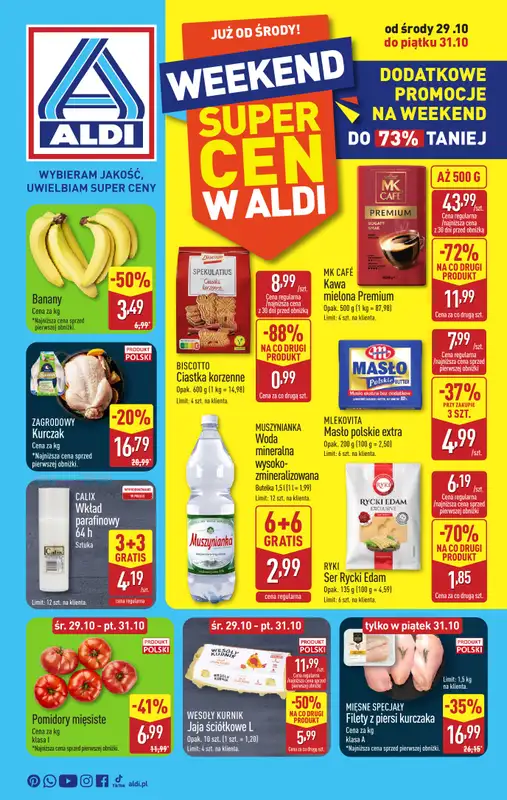 Aldi - gazetka promocyjna Weekend super cen w Aldi!  