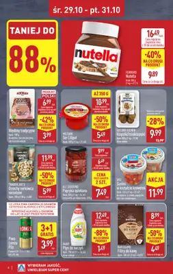 Aldi - gazetka promocyjna Weekend super cen w Aldi! od środy 29.10 do piątku 31.10 - strona 6 Aldi - gazetka promocyjna Weekend super cen w Aldi! od środy 29.10 do piątku 31.10 - strona 6