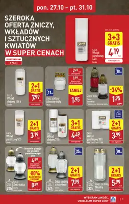 Aldi - gazetka promocyjna Weekend super cen w Aldi! od środy 29.10 do piątku 31.10 - strona 7 Aldi - gazetka promocyjna Weekend super cen w Aldi! od środy 29.10 do piątku 31.10 - strona 7