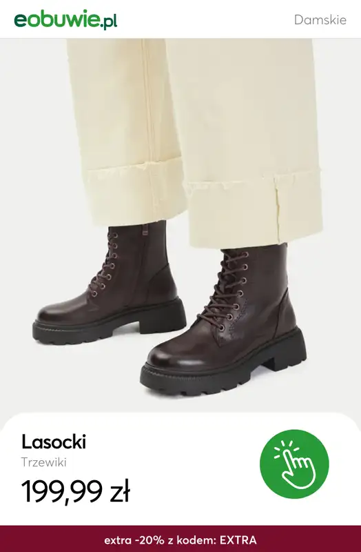 eobuwie.pl - gazetka promocyjna -20% na obuwie & -40% na torebki i plecaki od środy 29.10 do poniedziałku 03.11 - strona 8