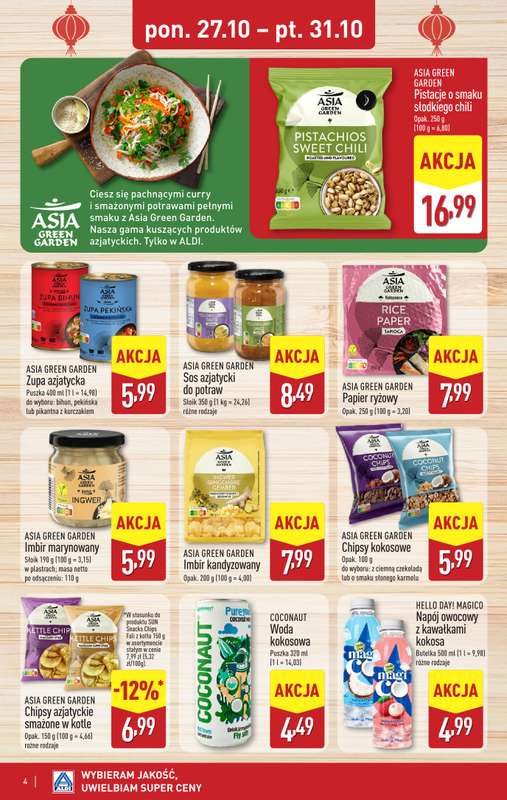 Aldi - gazetka promocyjna Smakowita podróż do Azji! od poniedziałku 27.10 do piątku 31.10 - strona 4