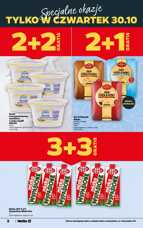 Netto - gazetka promocyjna Koszalin, ul. Połczyńska 197 - Wielkie otwarcie już w CZWARTEK 30.10!   - strona 2