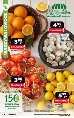 Netto - gazetka promocyjna Koszalin, ul. Połczyńska 197 - Wielkie otwarcie już w CZWARTEK 30.10! od czwartku 30.10 do piątku 31.10 - strona 4 Netto - gazetka promocyjna Koszalin, ul. Połczyńska 197 - Wielkie otwarcie już w CZWARTEK 30.10! od czwartku 30.10 do piątku 31.10 - strona 4