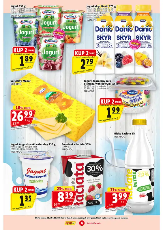 Prim Market - gazetka promocyjna Gazetka od czwartku 30.10 do środy 05.11 - strona 4