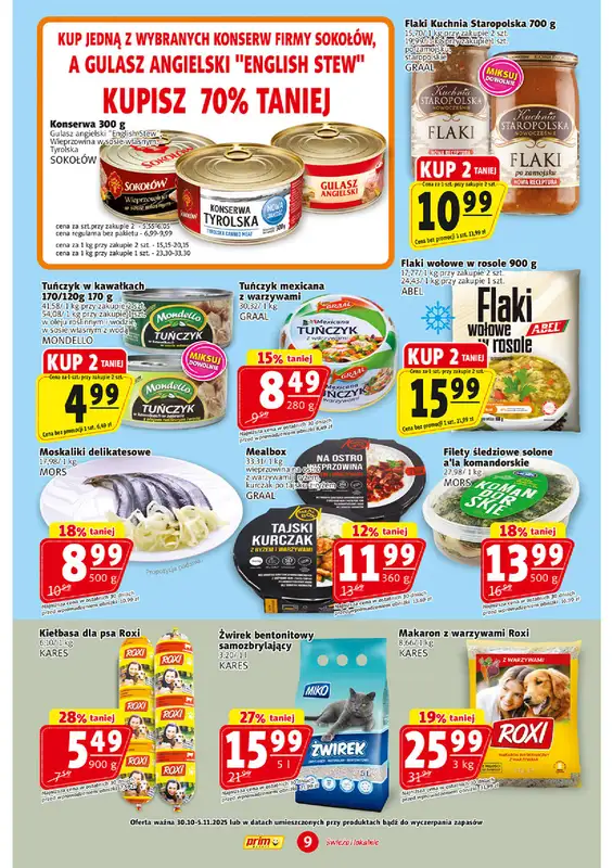Prim Market - gazetka promocyjna Gazetka od czwartku 30.10 do środy 05.11 - strona 9