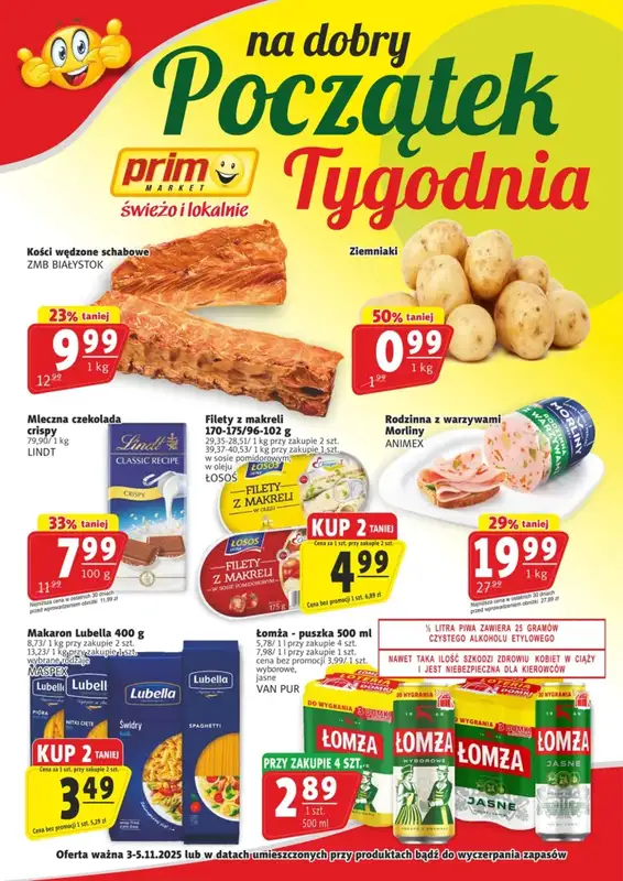 Prim Market - gazetka promocyjna Na dobry początek tygodnia  