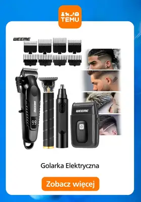 Temu - gazetka promocyjna Golarki elektryczne w supercenach od środy 29.10  - strona 8 Temu - gazetka promocyjna Golarki elektryczne w supercenach od środy 29.10  - strona 8