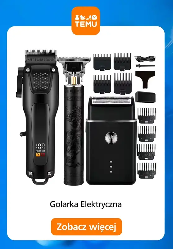 Temu - gazetka promocyjna Golarki elektryczne w supercenach od środy 29.10  - strona 4