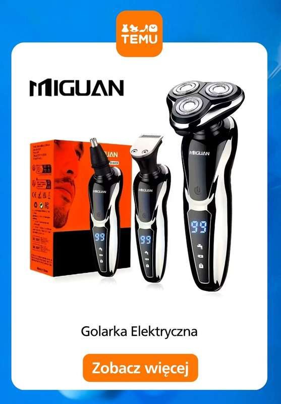 Temu - gazetka promocyjna Golarki elektryczne w supercenach od środy 29.10  - strona 10