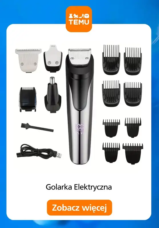 Temu - gazetka promocyjna Golarki elektryczne w supercenach od środy 29.10  - strona 6