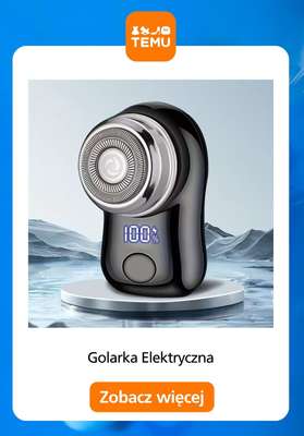 Temu - gazetka promocyjna Golarki elektryczne w supercenach od środy 29.10  - strona 3