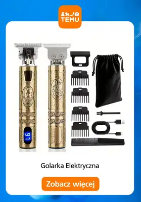 Temu - gazetka promocyjna Golarki elektryczne w supercenach od środy 29.10  - strona 11 Temu - gazetka promocyjna Golarki elektryczne w supercenach od środy 29.10  - strona 11