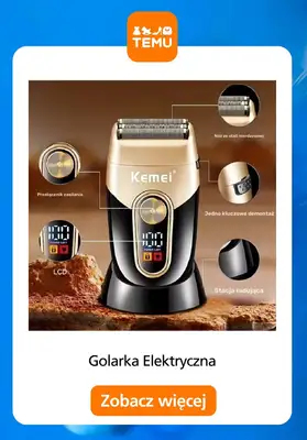 Temu - gazetka promocyjna Golarki elektryczne w supercenach od środy 29.10  - strona 12 Temu - gazetka promocyjna Golarki elektryczne w supercenach od środy 29.10  - strona 12