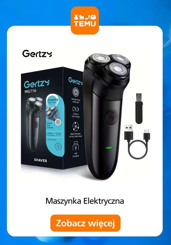 Temu - gazetka promocyjna Golarki elektryczne w supercenach od środy 29.10  - strona 2