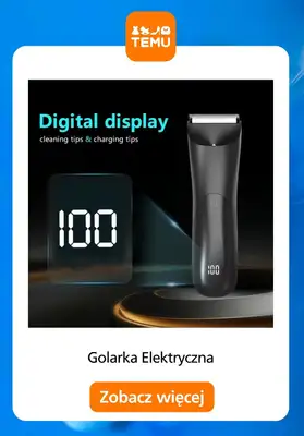 Temu - gazetka promocyjna Golarki elektryczne w supercenach od środy 29.10  - strona 5 Temu - gazetka promocyjna Golarki elektryczne w supercenach od środy 29.10  - strona 5