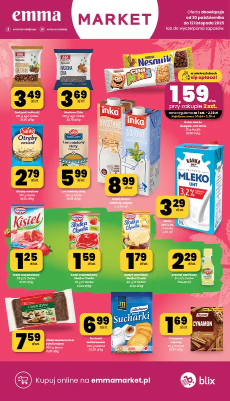 emma MARKET - gazetka promocyjna Gazetka od czwartku 30.10 do środy 12.11 - strona 12