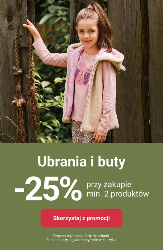 Smyk - gazetka promocyjna Ubrania i buty: -25% przy zakupie min. 2 produktów od środy 29.10 do poniedziałku 03.11