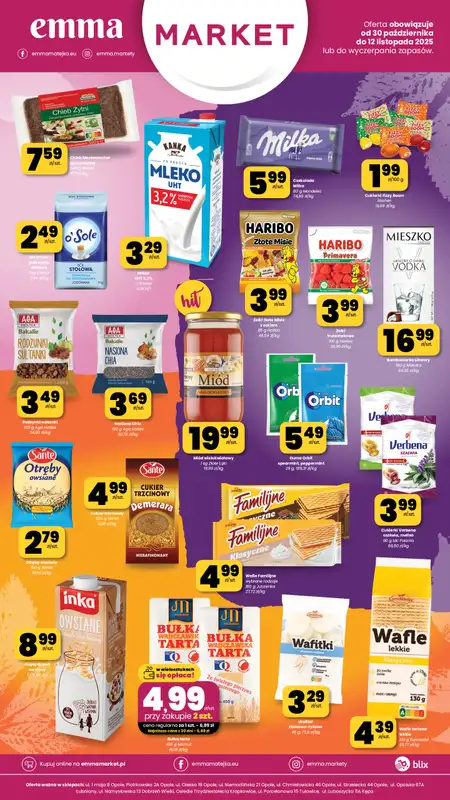 emma MARKET - gazetka promocyjna Plakaty promocyjne od czwartku 30.10 do środy 12.11 - strona 2