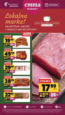 emma MARKET - gazetka promocyjna Plakat promocyjny od czwartku 30.10 do środy 05.11