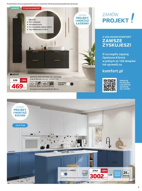 Komfort - gazetka promocyjna Gazetka od środy 29.10 do wtorku 02.12 - strona 3
