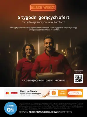 Komfort - gazetka promocyjna Gazetka od środy 29.10 do wtorku 02.12 - strona 40 Komfort - gazetka promocyjna Gazetka od środy 29.10 do wtorku 02.12 - strona 40