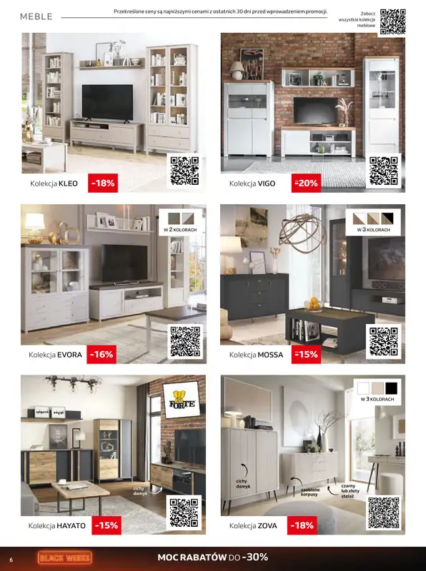 Komfort - gazetka promocyjna Gazetka od środy 29.10 do wtorku 02.12 - strona 6