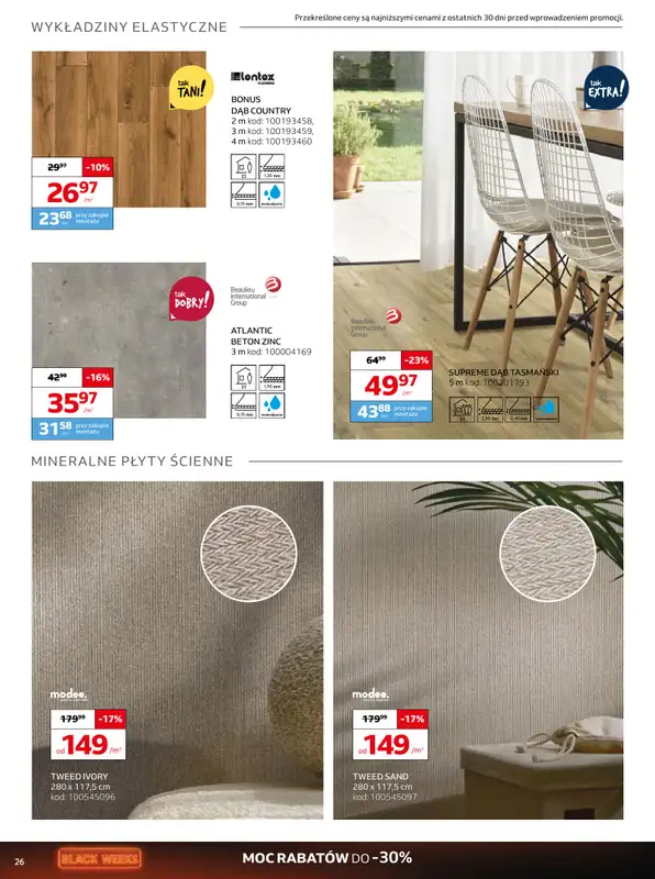 Komfort - gazetka promocyjna Gazetka od środy 29.10 do wtorku 02.12 - strona 26