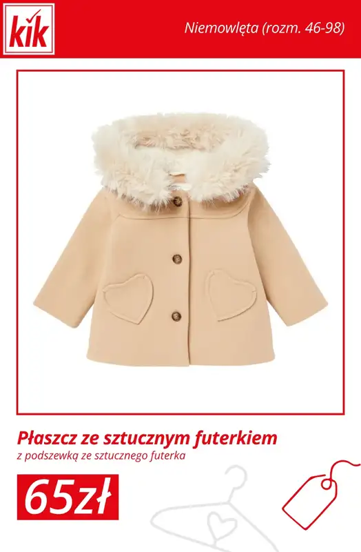 KiK - gazetka promocyjna Ciepłe kurtki dla całej rodziny od środy 29.10  - strona 13