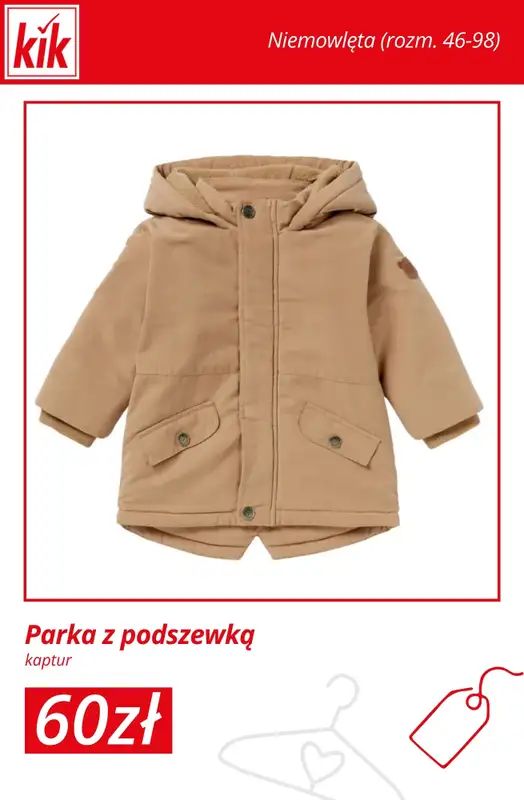 KiK - gazetka promocyjna Ciepłe kurtki dla całej rodziny od środy 29.10  - strona 8