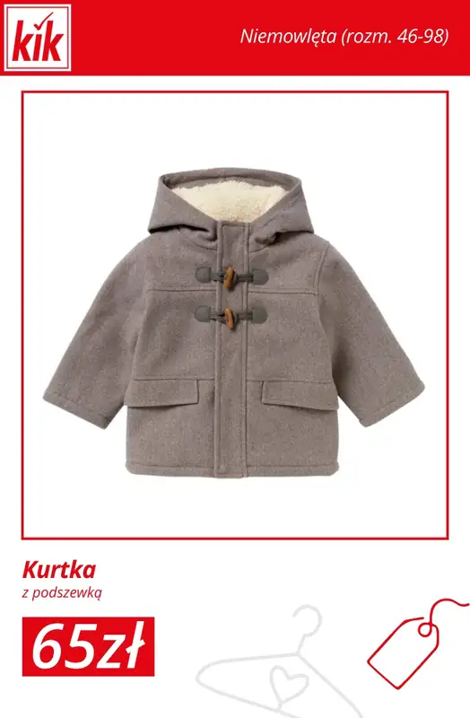 KiK - gazetka promocyjna Ciepłe kurtki dla całej rodziny od środy 29.10  - strona 15