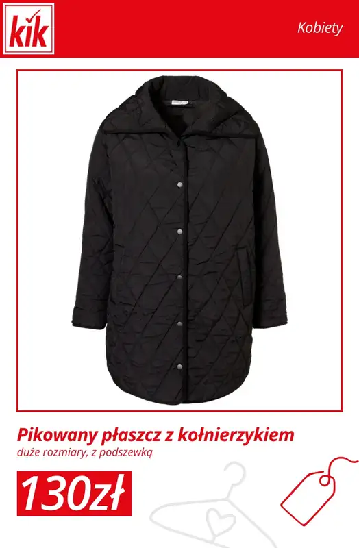KiK - gazetka promocyjna Ciepłe kurtki dla całej rodziny od środy 29.10  - strona 14