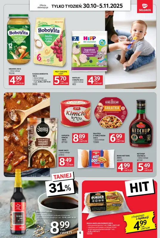Selgros - gazetka promocyjna Jeszcze więcej super promocji! od czwartku 30.10 do środy 05.11 - strona 6