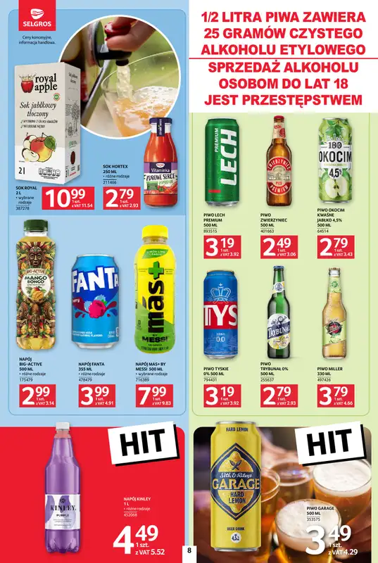 Selgros - gazetka promocyjna Jeszcze więcej super promocji! od czwartku 30.10 do środy 05.11 - strona 8