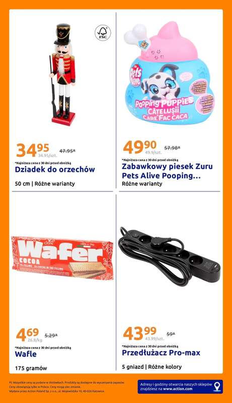 Action - gazetka promocyjna Gazetka od 艣rody 29.10 do wtorku 04.11 - strona 30 Action - gazetka promocyjna Gazetka od 艣rody 29.10 do wtorku 04.11 - strona 30
