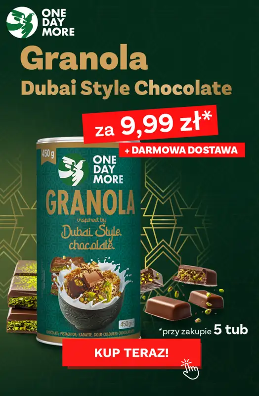 One Day More - gazetka promocyjna Promocja 5 tub + dubajska od czwartku 30.10 do niedzieli 02.11