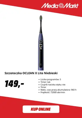 Media Markt - gazetka promocyjna Szczoteczki soniczne już od 149,99 zł od środy 29.10 do wtorku 11.11 - strona 2 Media Markt - gazetka promocyjna Szczoteczki soniczne już od 149,99 zł od środy 29.10 do wtorku 11.11 - strona 2