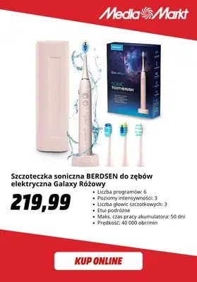 Media Markt - gazetka promocyjna Szczoteczki soniczne już od 149,99 zł od środy 29.10 do wtorku 11.11 - strona 5 Media Markt - gazetka promocyjna Szczoteczki soniczne już od 149,99 zł od środy 29.10 do wtorku 11.11 - strona 5